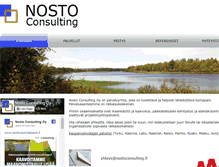 Tablet Screenshot of nostoconsulting.fi